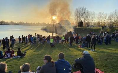 Kombination aus Feuer und Wasser
