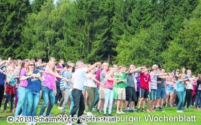Flashmob zum Finale