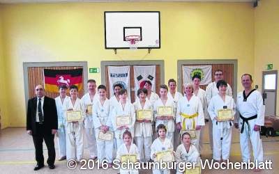 Taekwondo-Prüfung durch Großmeister abgenommen