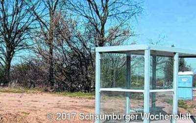 Haltestelle an der Kreuzung ist barrierefrei gestaltet