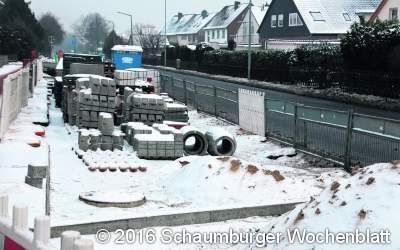 Bauarbeiten sollen am 11. Januar weitergehen