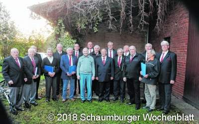 Ständchen der Sangesbrüder zum 90. Geburtstag