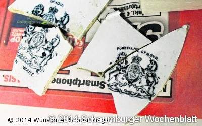 Freilegung der Fundamentreste vor Baubeginn
