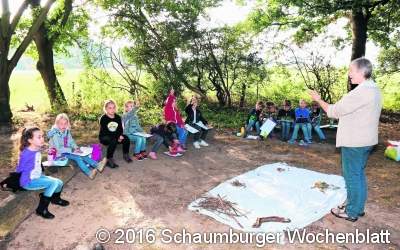 ﻿Kinder erleben und erkunden die Natur