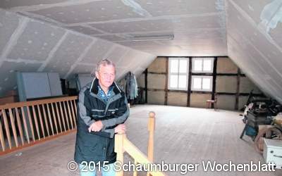 Obergeschoss im Museum ist ausgebaut