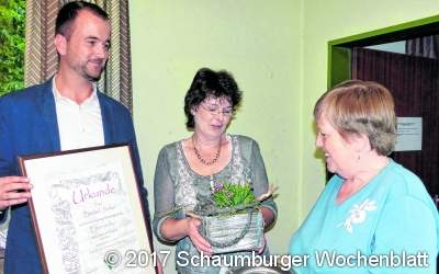 Ehrenteller zum Abschied