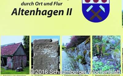 Blicke auf Gedenksteine und Gebälk