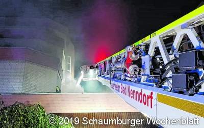 Starke Rauchentwicklung in Flüchtlingsunterkunft