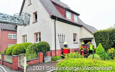 Küchenbrand in Maschstraße