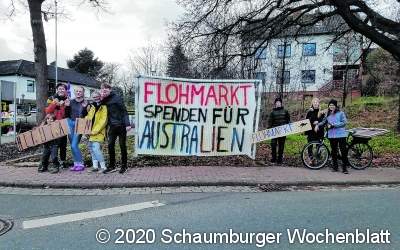 Flohmarkt für Australien