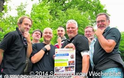 Bauschige Bärte beim Barbarossafest