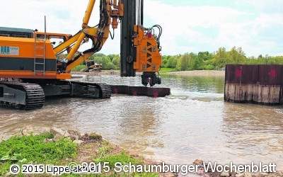 Umflut – erstes Wasser fließt