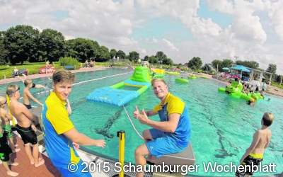 Discostimmung im Freibad