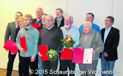 Mitgliederehrungen durch den Kreisvorsitzenden