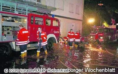 Schaumburger Feuerwehrleute sechs Tage im Einsatz gegen das Hochwasser