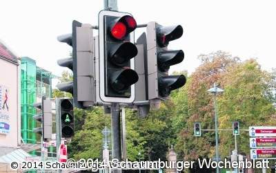 Ampel an der Mühlenstraße in Rinteln schaltet 
