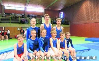 Fünf erste Plätze für Trampoliner