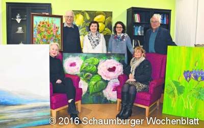 Weiße Wände werden zur Galerie