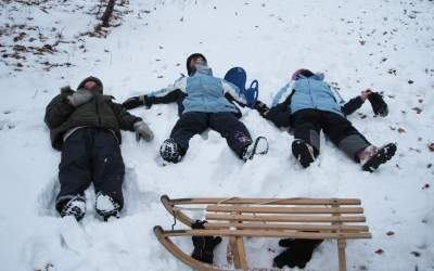 Warme Winterschuhe werden benötigt