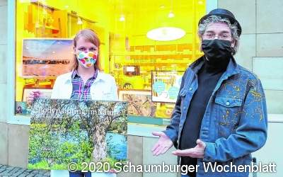 Bodyart im Schaufenster