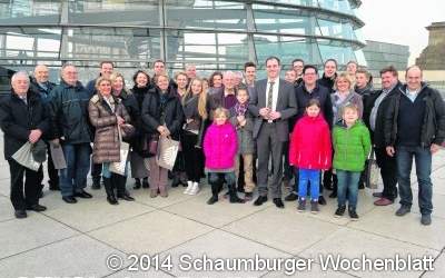 Bückeburger besuchen Abgeordneten in Berlin