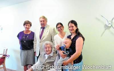 Karoline Schaper feiert ihren 100. Geburtstag