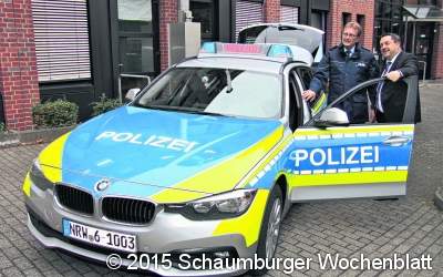 Neue Streifenwagen für die Polizei
