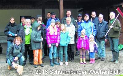 Die Besen wurden geschwungen