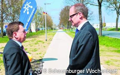 ﻿Neuer Radweg ist offiziell eingeweiht