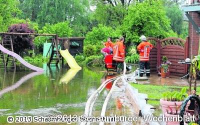 Hochwasser fordert die Feuerwehren im Landkreis