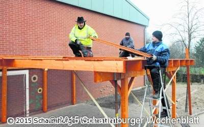 Ein Doppelcarport für die Grundschule