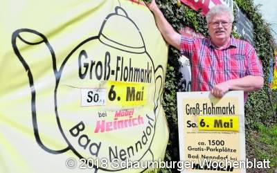 Gute Nachrichten für alle 
Trödelfans: Flohmarkt startet wieder
