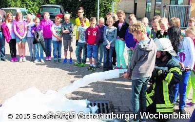 Feuerwehrprojekt begeistert Grundschüler