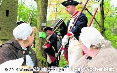 Graf Wilhelms Regiment wieder an seinem Turm