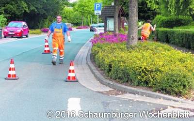 Lauenaus Grünpfleger leben gefährlich