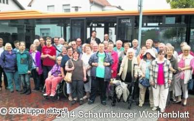 Mit dem Bus ging es zur idyllischen Silbermühle