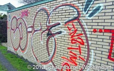 Mehrere Graffitis in der Stadt entdeckt