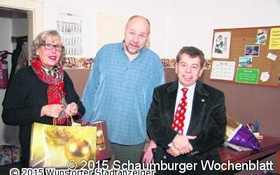 Heiligabend-Besuch des Bürgermeisters