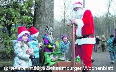 Festliche Stimmung auch im Forst