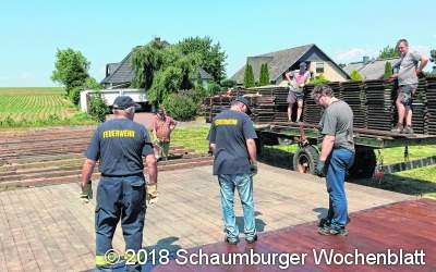 Feuerwehr Hülsede-Meinsen bereit für Zeltparty