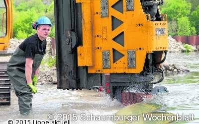 Wasser fließt durch die Umflut