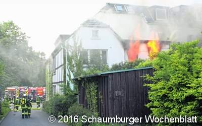 Großbrand in der Parkstraße