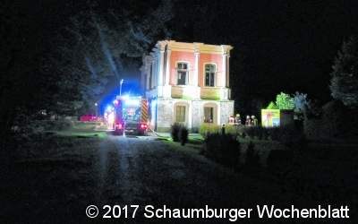 Großeinsatz auf Schloss Baum