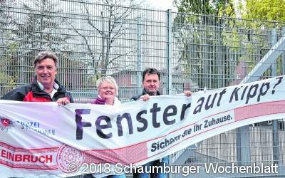 Fenster zu und ein wachsamer Blick