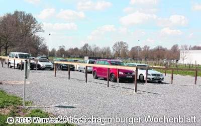 Neuer Parkplatz wird wegen Wetterlage 