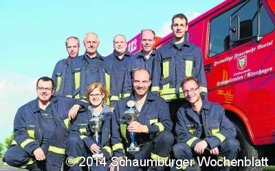 Spannende Wettbewerbe rund um das Feuerwehrhaus