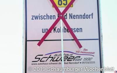 Vollsperrung der B 65 ab Montag wird für Beeinträchtigungen sorgen
