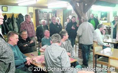 Beste Stimmung beim Skat und Knobeln im Vereinsheim