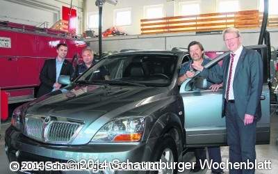 Der Einsatzleitdienst fährt einen 