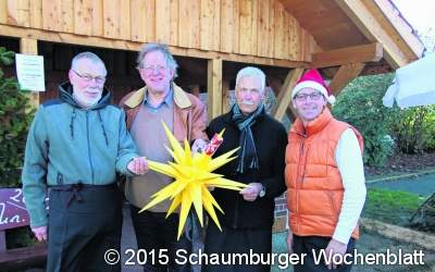 Ekkehard von Kleist bringt strahlendes Geschenk mit